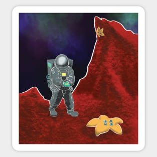 Space Man Sticker